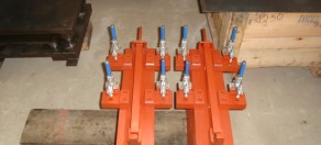 Gabarito de solda manual